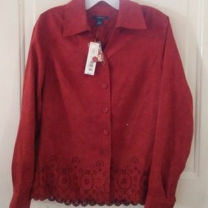 Westbound Cinnamon Suede shirt